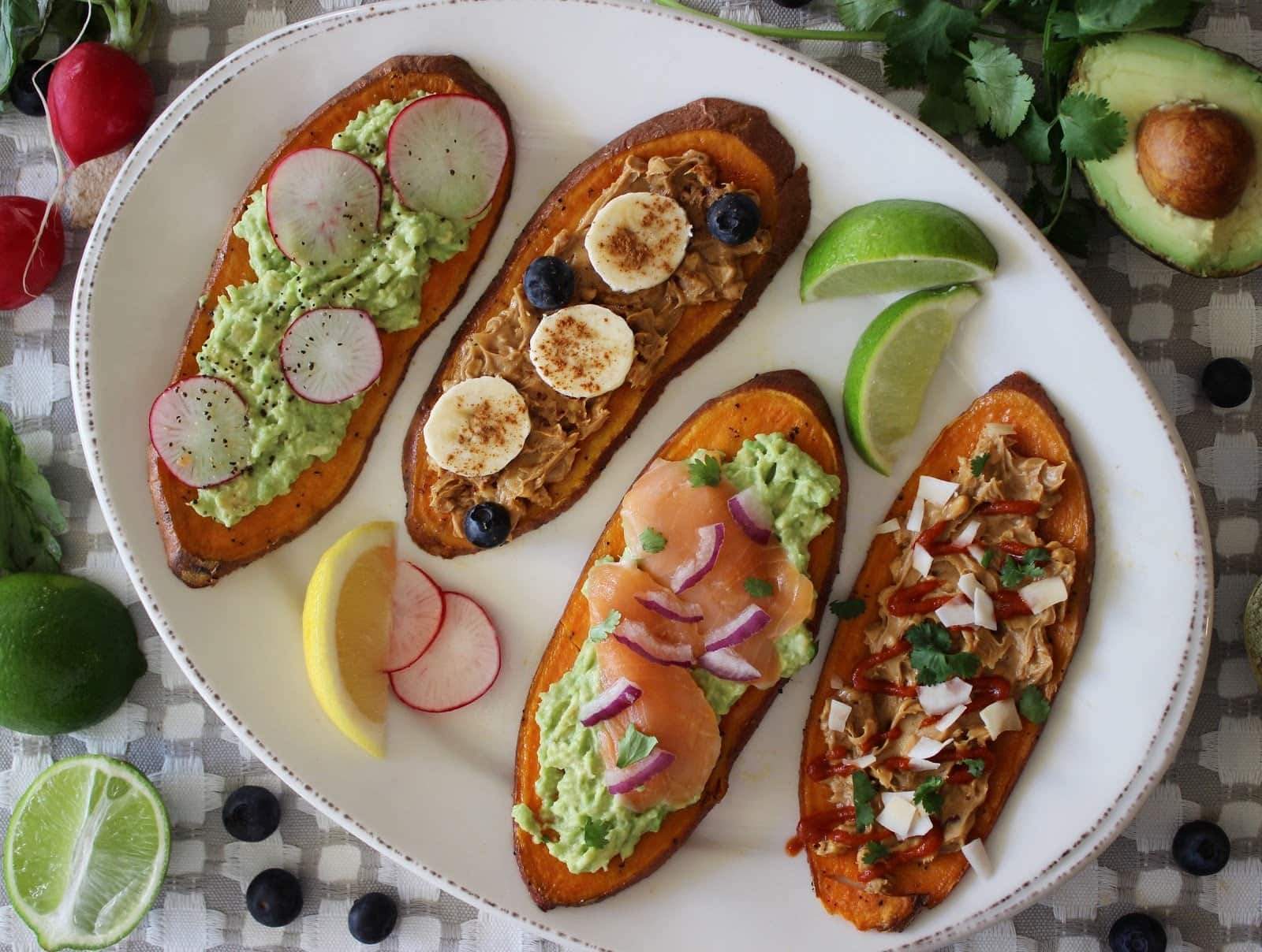 Super Sweet Potato Toast - 4 Ways