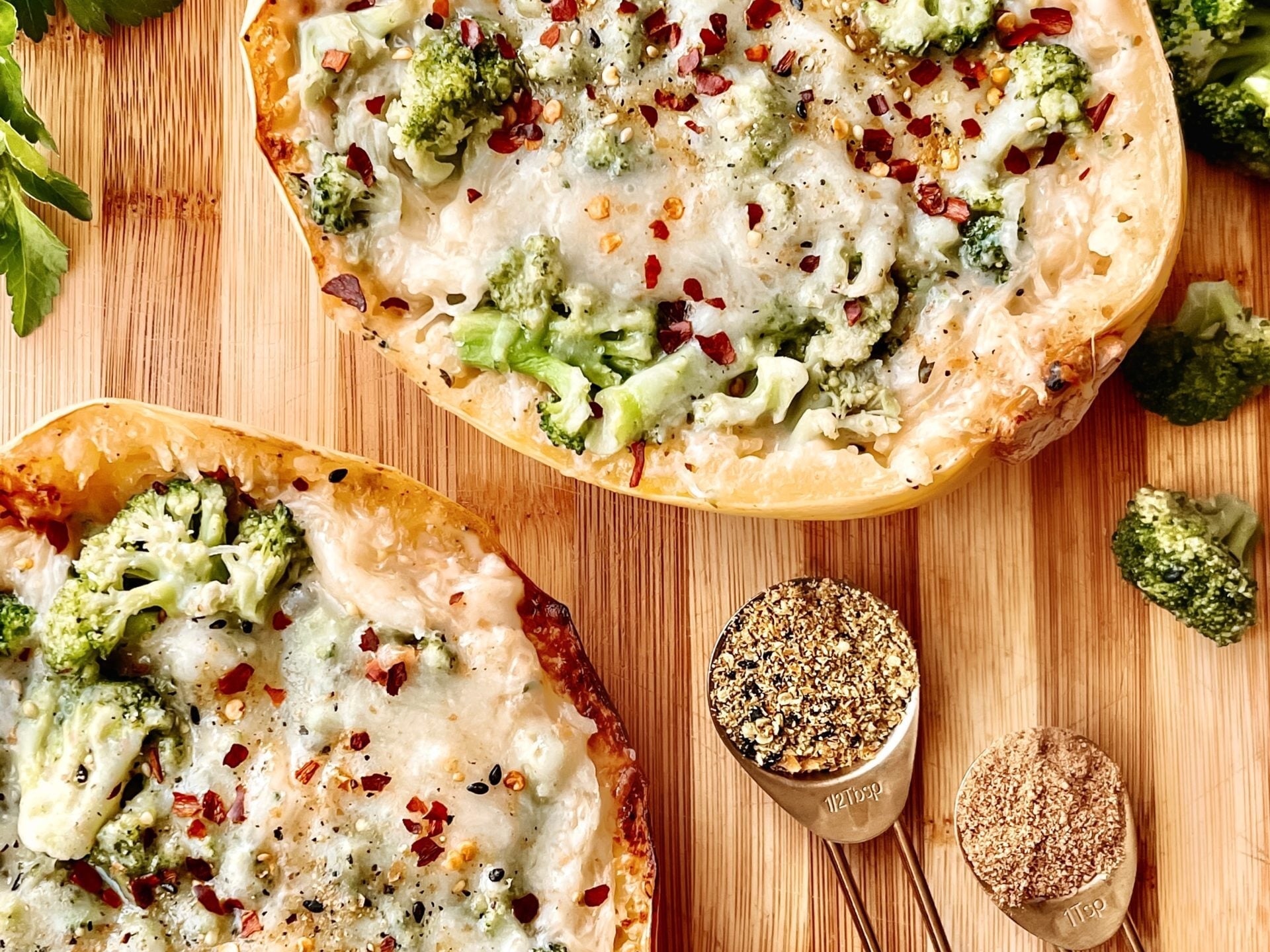 Spaghetti Squash with Vegan Alfredo