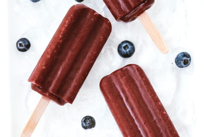 Super Blueberry Popsicles