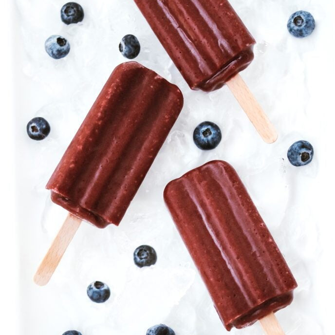 Super Blueberry Popsicles