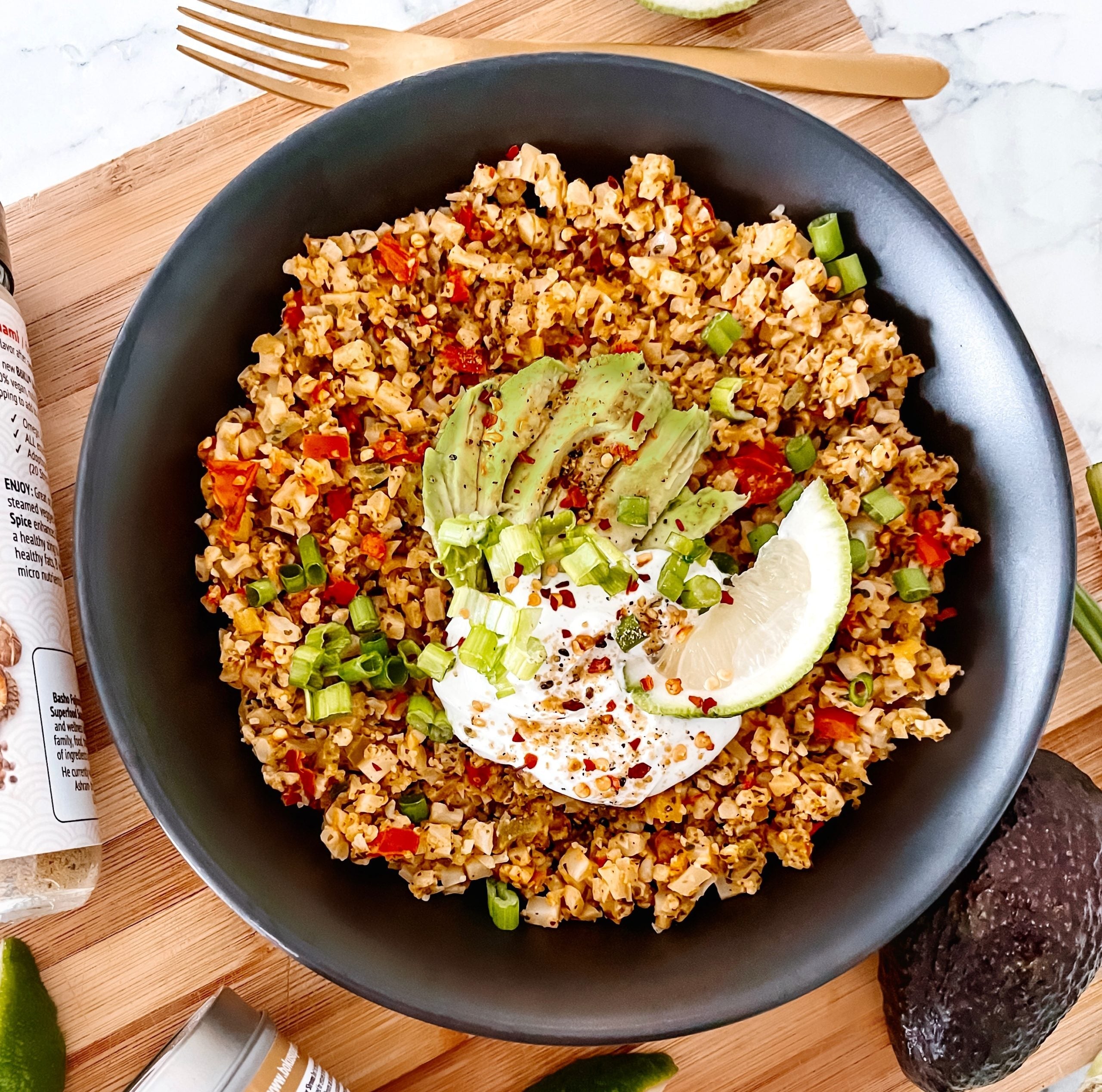 Vegan Keto Mexican Cauli Rice