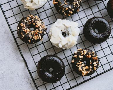 Chocolate Frosted Protein Donuts