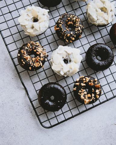 Chocolate Frosted Protein Donuts