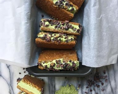 Super Matcha Ice Cream Sandwiches