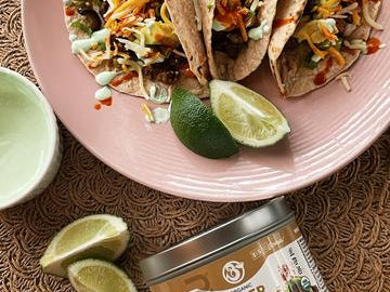 Super Shroom Tacos with Superfood Lime Crema