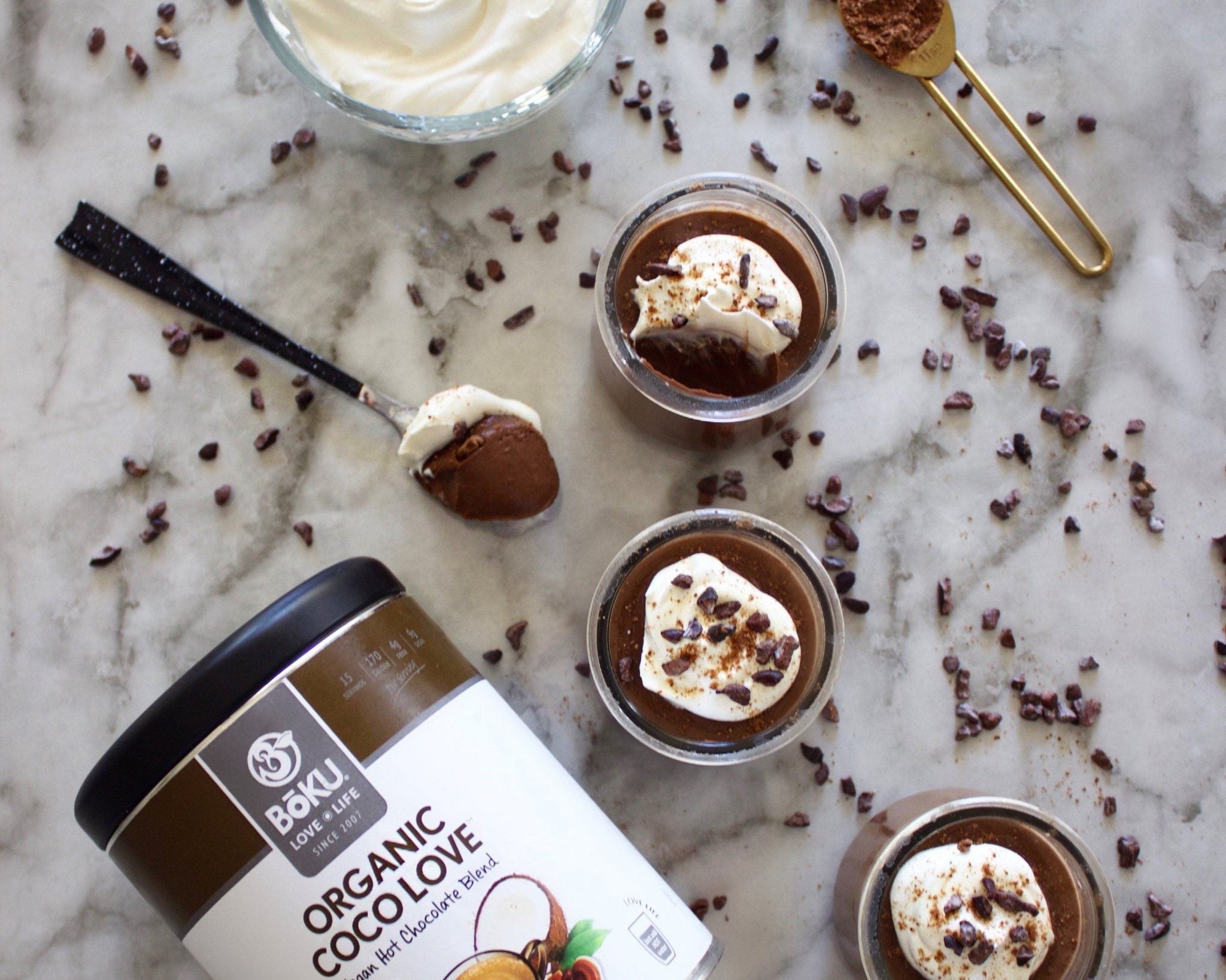 Vegan Chocolate Custard