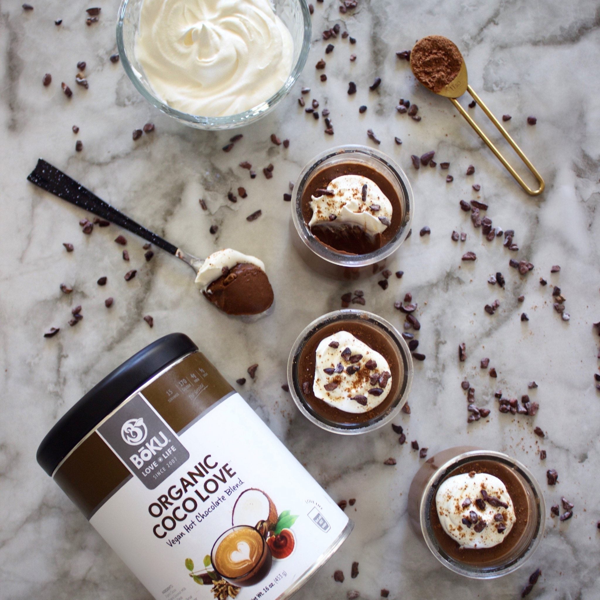 Vegan Chocolate Custard