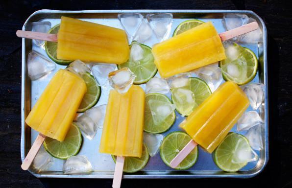Orange Protein Pops