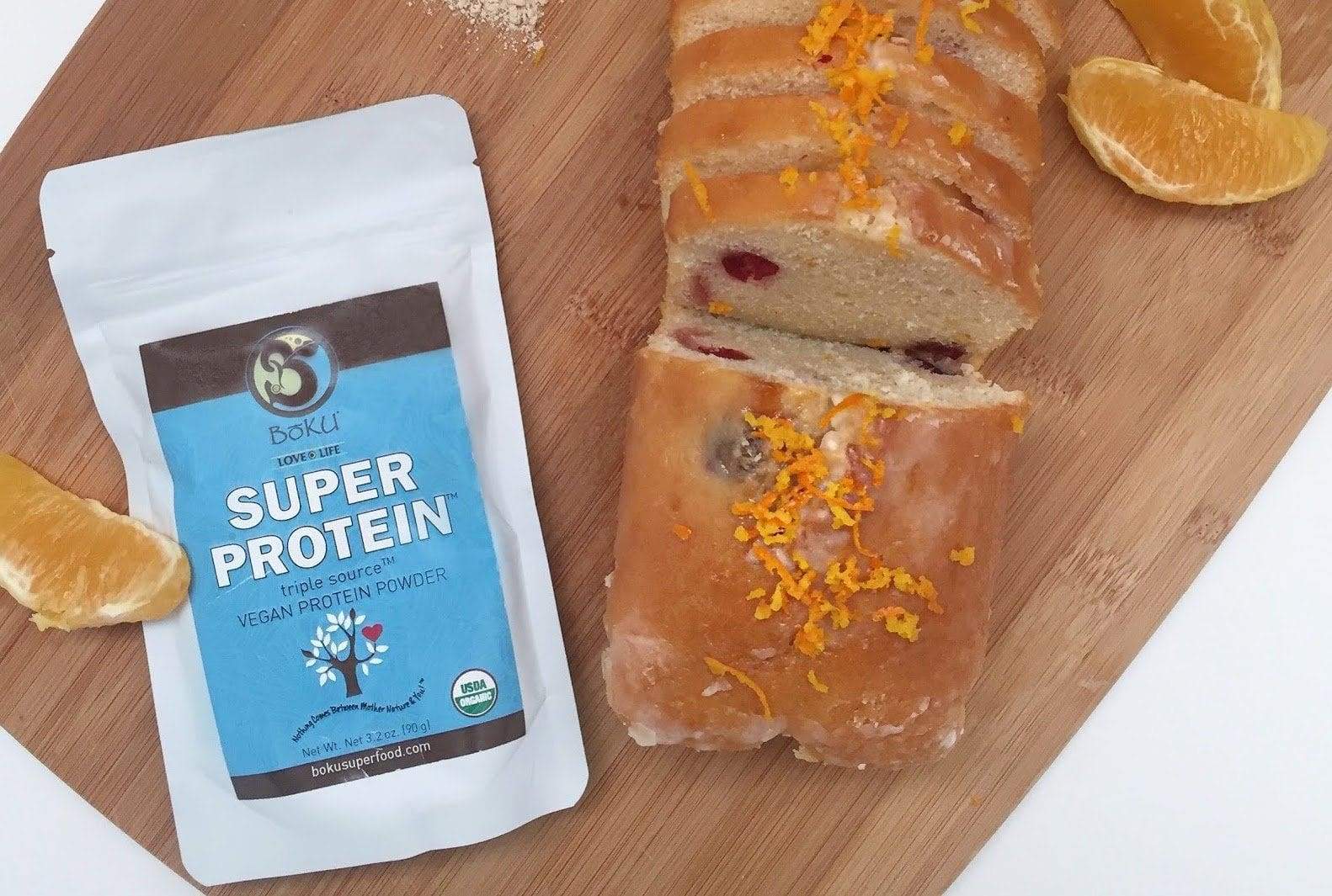 Cranberry Orange Protein Bread