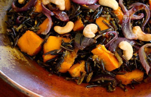 BōKU Gingered Wild Rice and Roasted Squash Salad