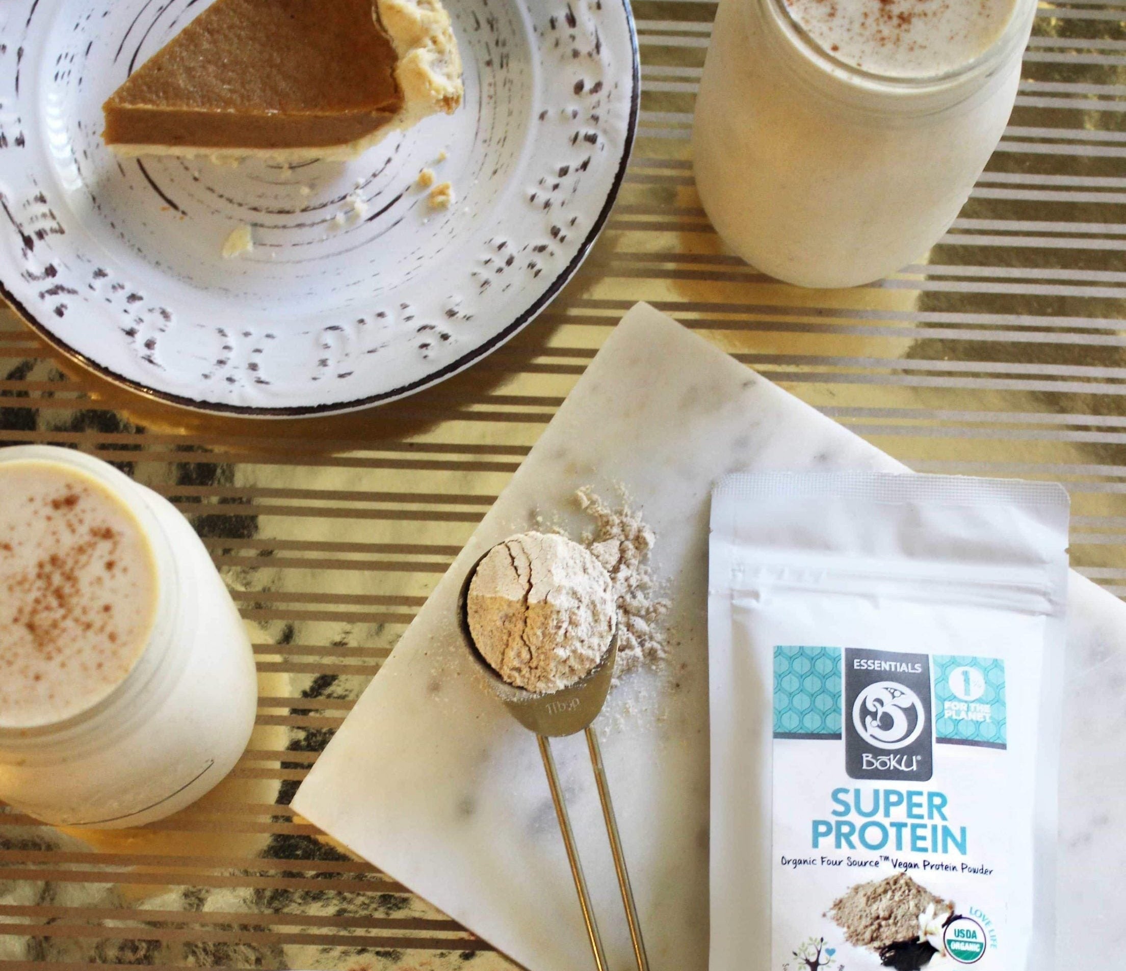 Leftover Pumpkin Pie Protein Shake