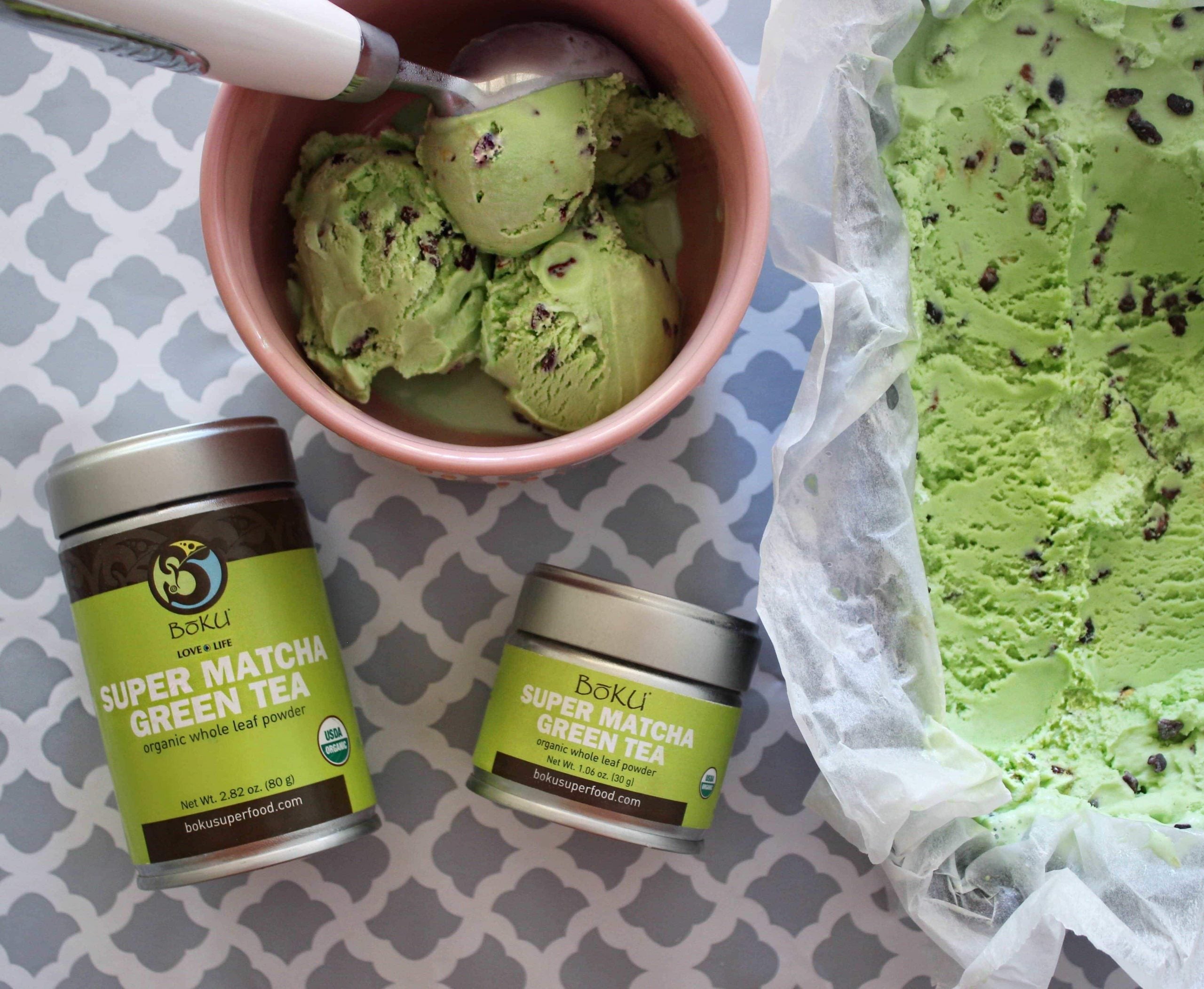 Matcha Cacao Chip Ice Cream