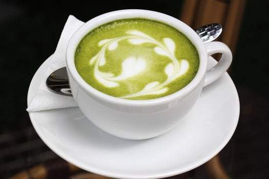 Hot Matcha Green Tea Latte