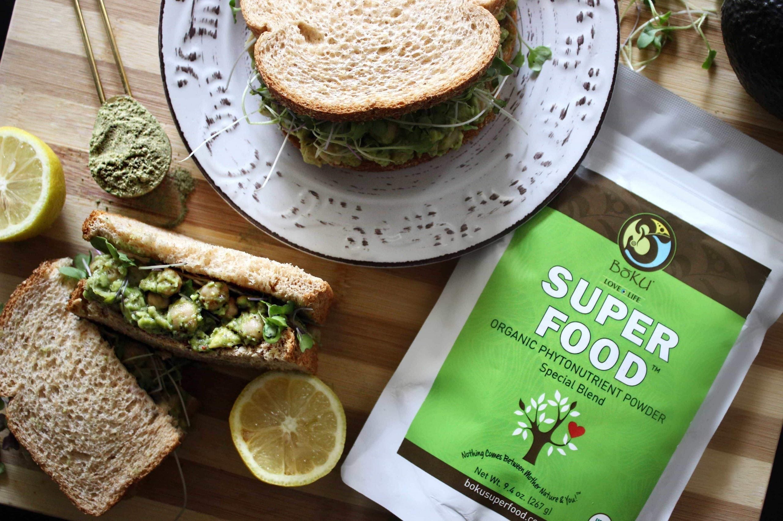 Smashed Superfood Salad Sandwich