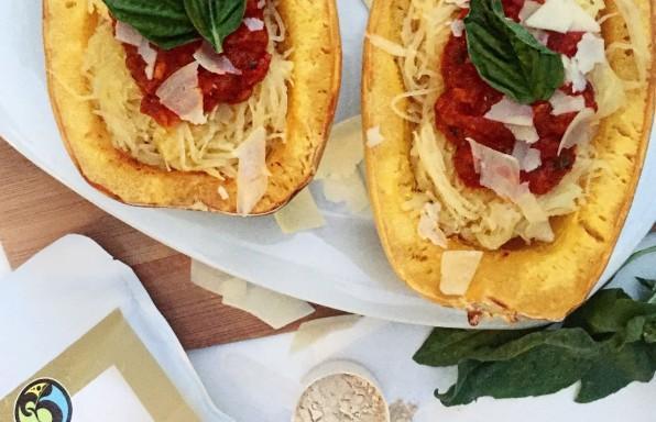 Spaghetti Squash Pasta with Marinara