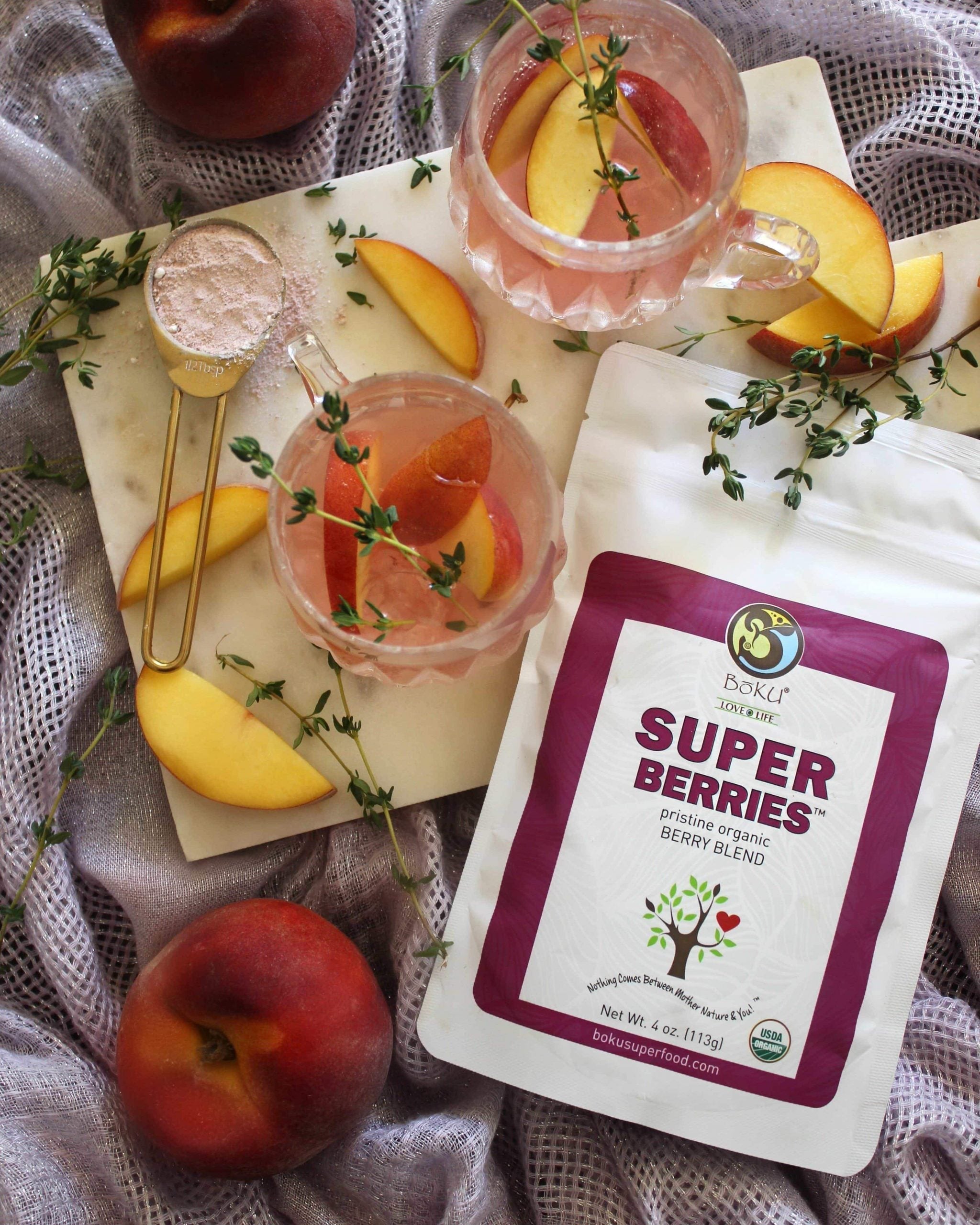 Peach Spritzer – BoKU® Superfood