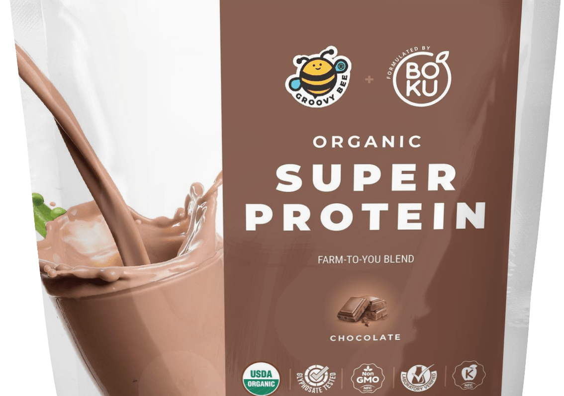 Organic Super Protein - Chocolate 12oz (0.75 lb) / 340 g Protein Powders Brighteon Store