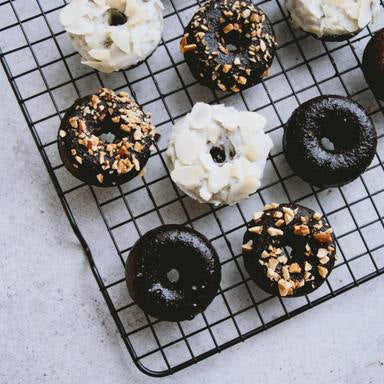 Chocolate Frosted Protein Donuts