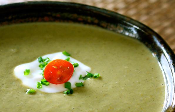 Quick Chilled Lima Bean Soup