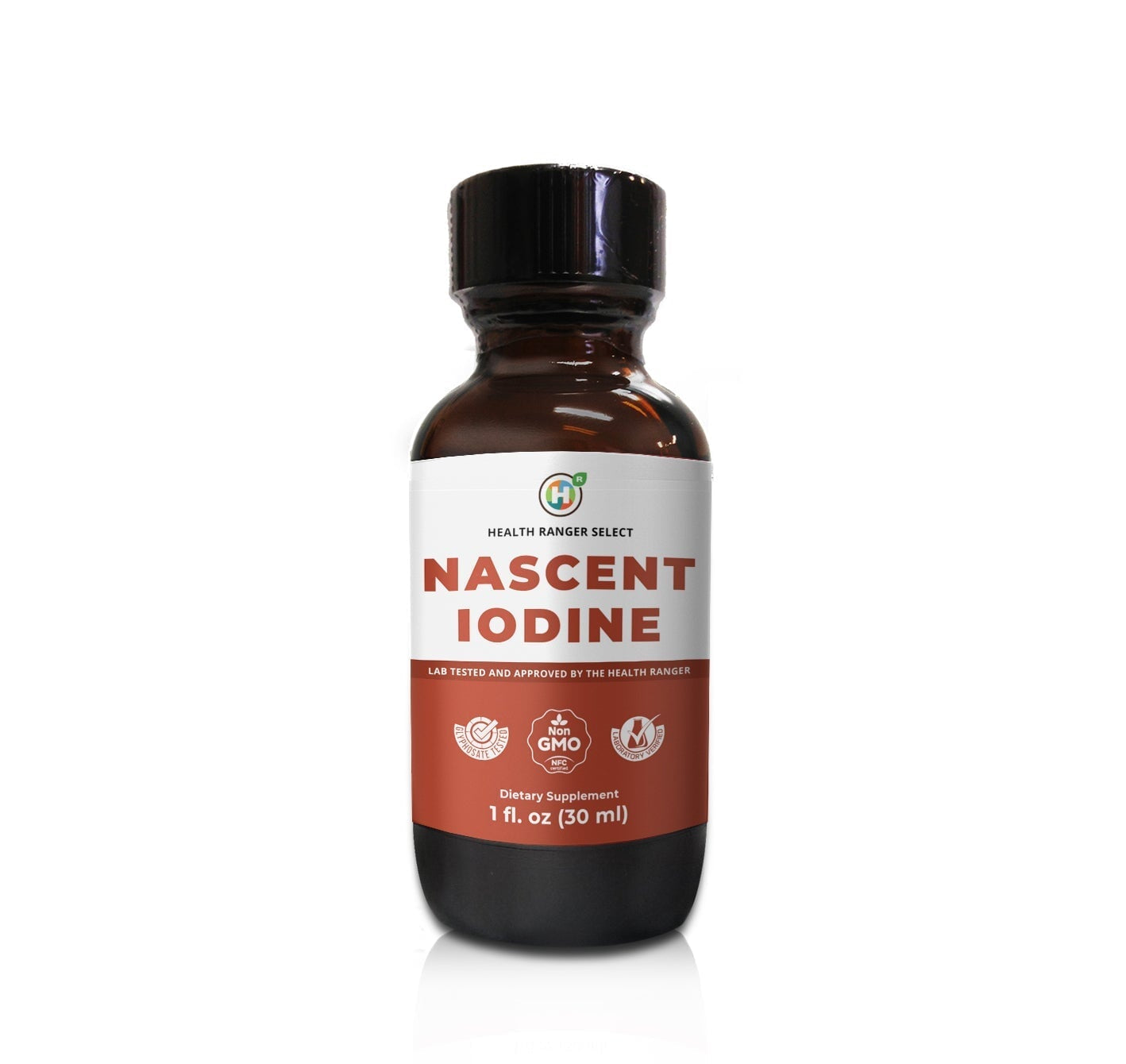 Health Ranger's Nascent Iodine 1 fl oz (30ml) - 2% Strength (Cap - For Long Term Storage) Health Concerns Brighteon Store 