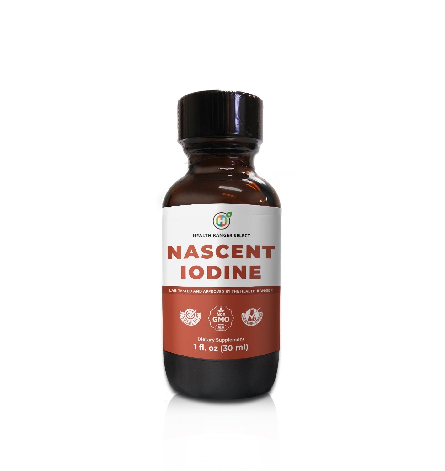 Health Ranger's Nascent Iodine 1 fl oz (30ml) - 2% Strength (Cap - For Long Term Storage) Health Concerns Brighteon Store 