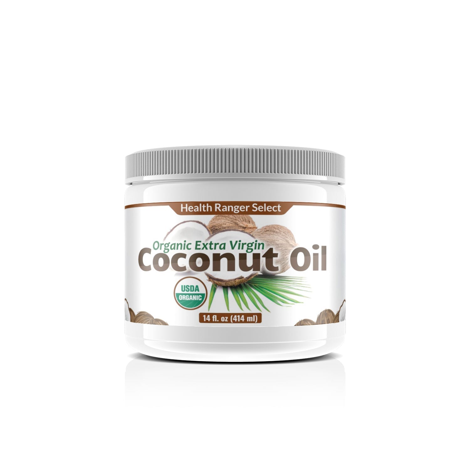 Organic Extra Virgin Coconut Oil 14 oz Coconut Brighteon Store 