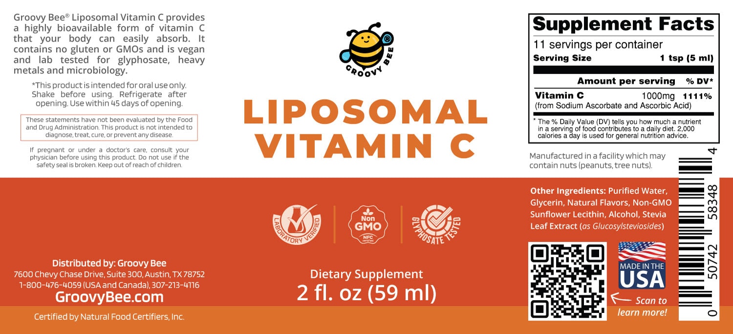 Liposomal Vitamin C 2 fl. oz (59 ml) Supplements Brighteon Store 
