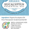 Organic Eucalyptus Essential Oil 0.5oz (15ml) Essential Oils Brighteon Store 