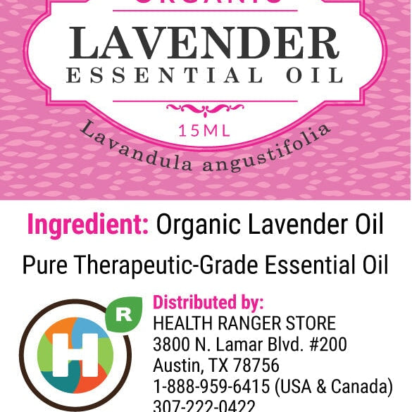 Organic Lavender Essential Oil 0.5oz (15ml) New Arrivals Brighteon Store 