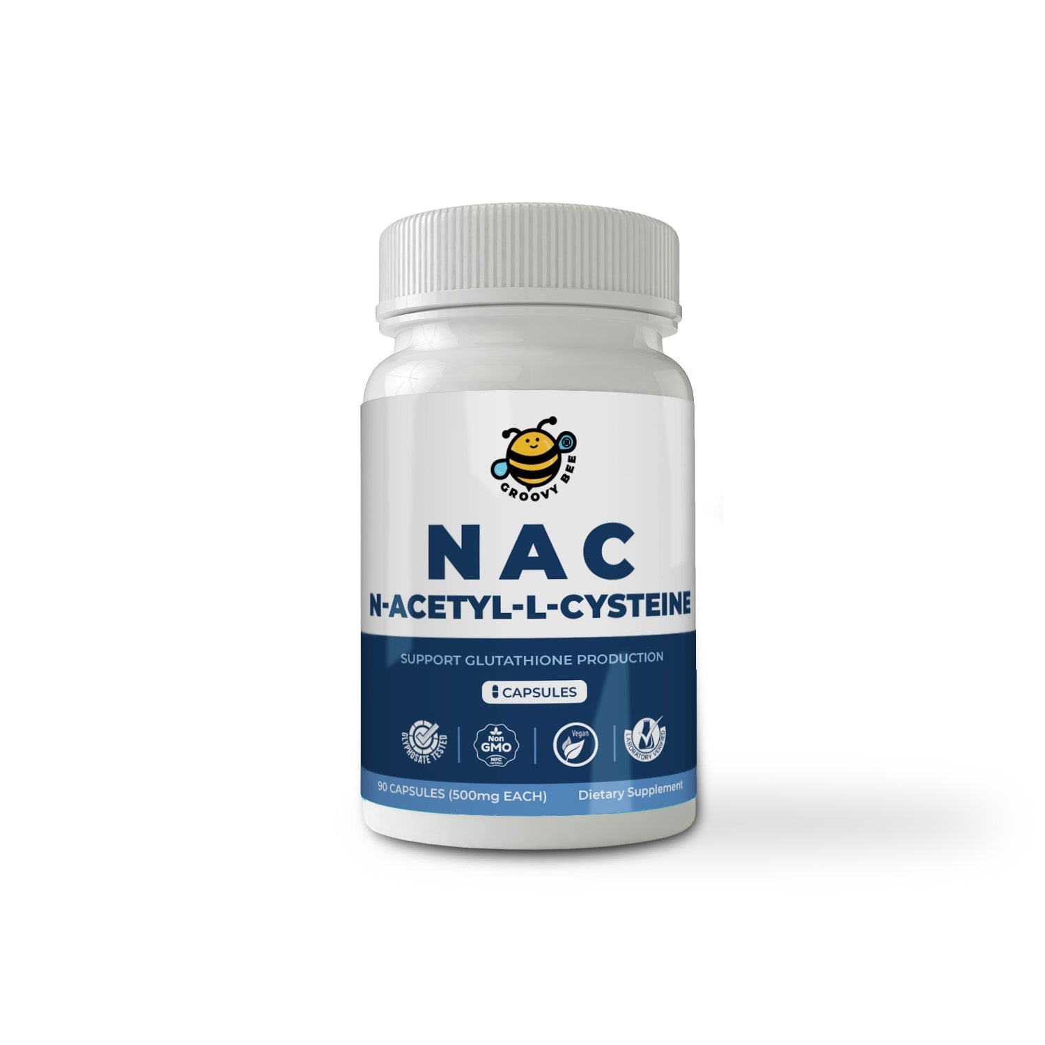 NAC (N-Acetyl-L-Cysteine) 500mg 90 Caps Supplements Brighteon Store 