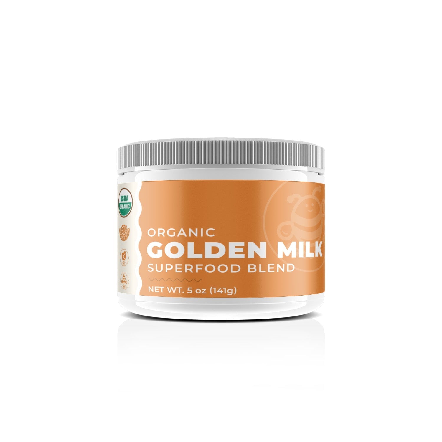 Organic Golden Milk Superfood Blend 5 oz (141 g) Superfoods Brighteon Store 