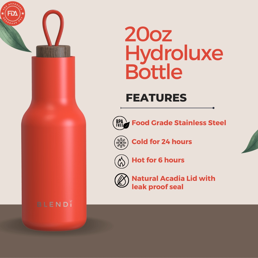 Hydroluxe Tumbler Water Bottle 20oz BLENDi 