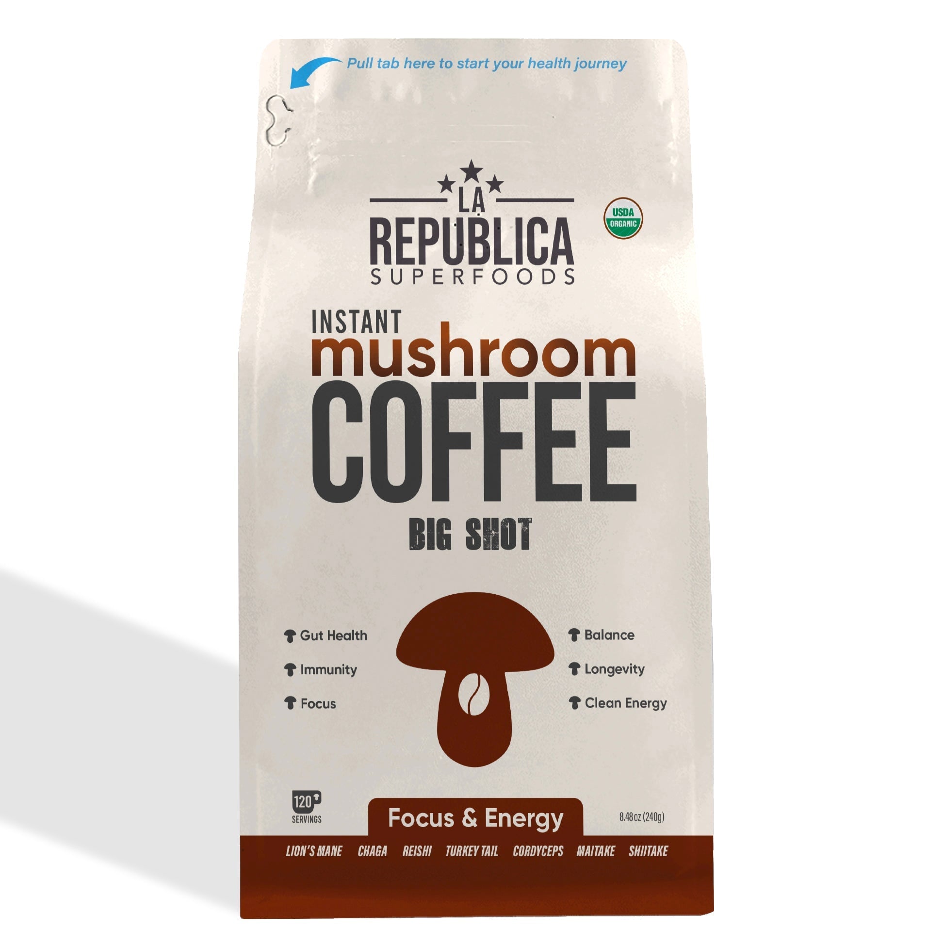 BIG SHOT Mushroom Coffee by La Republica Superfoods La Republica Superfoods 