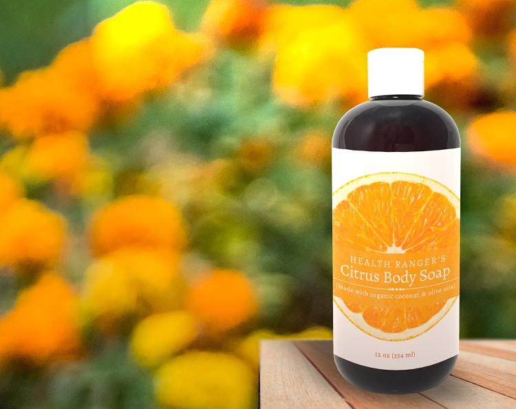 Health Ranger's Citrus Body Soap 12oz Health Ranger Select Brighteon Store 