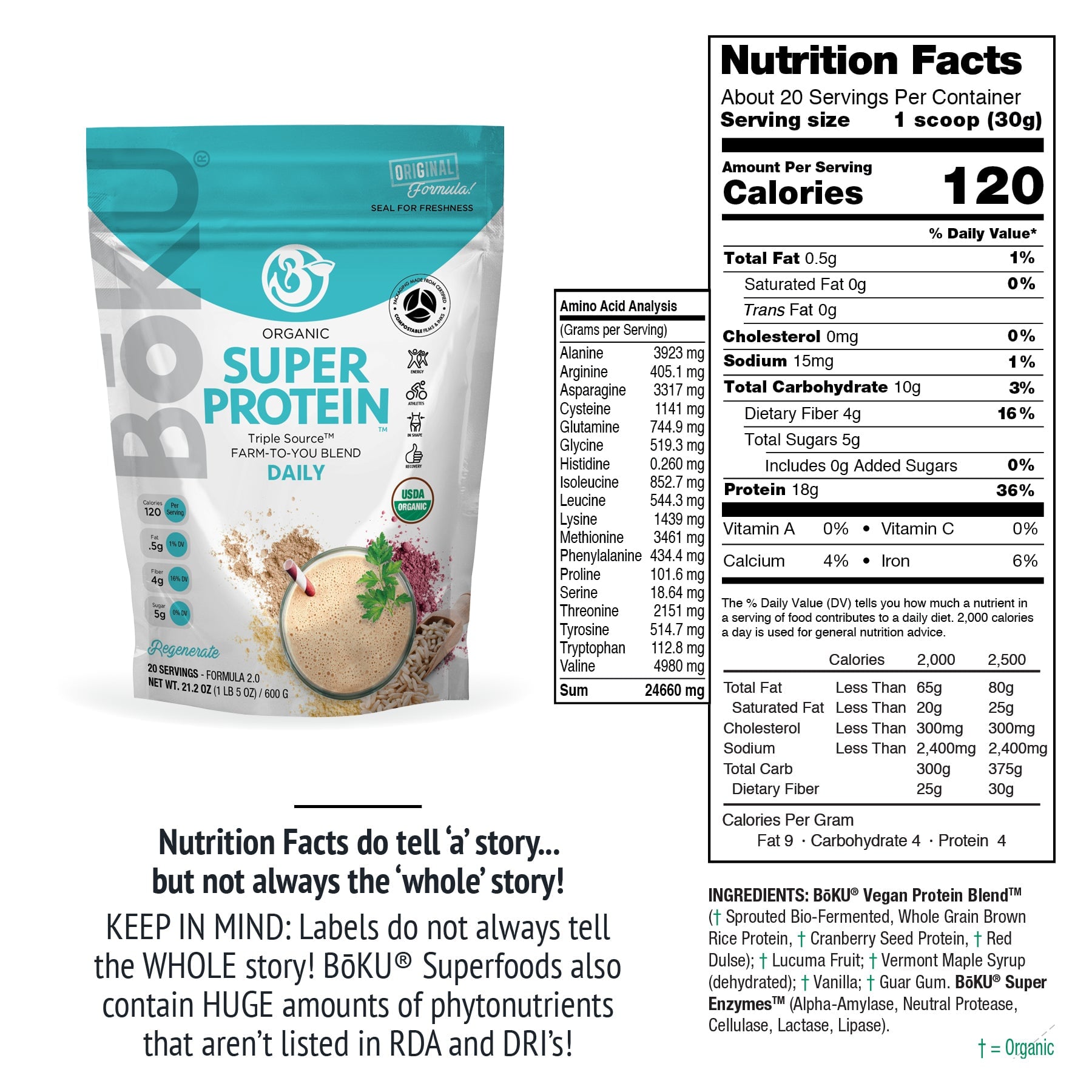 Boku Super Protein Powders BoKU® Superfood 