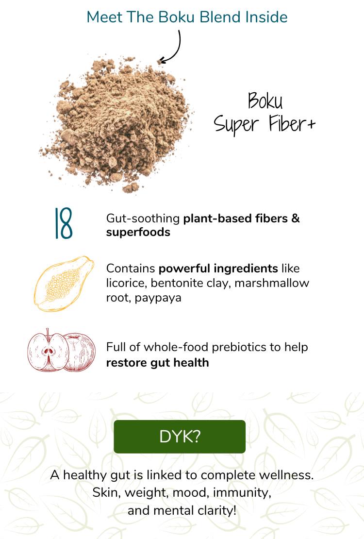 Vegan Organic Boku Superfood Super Fiber + Cleanse
