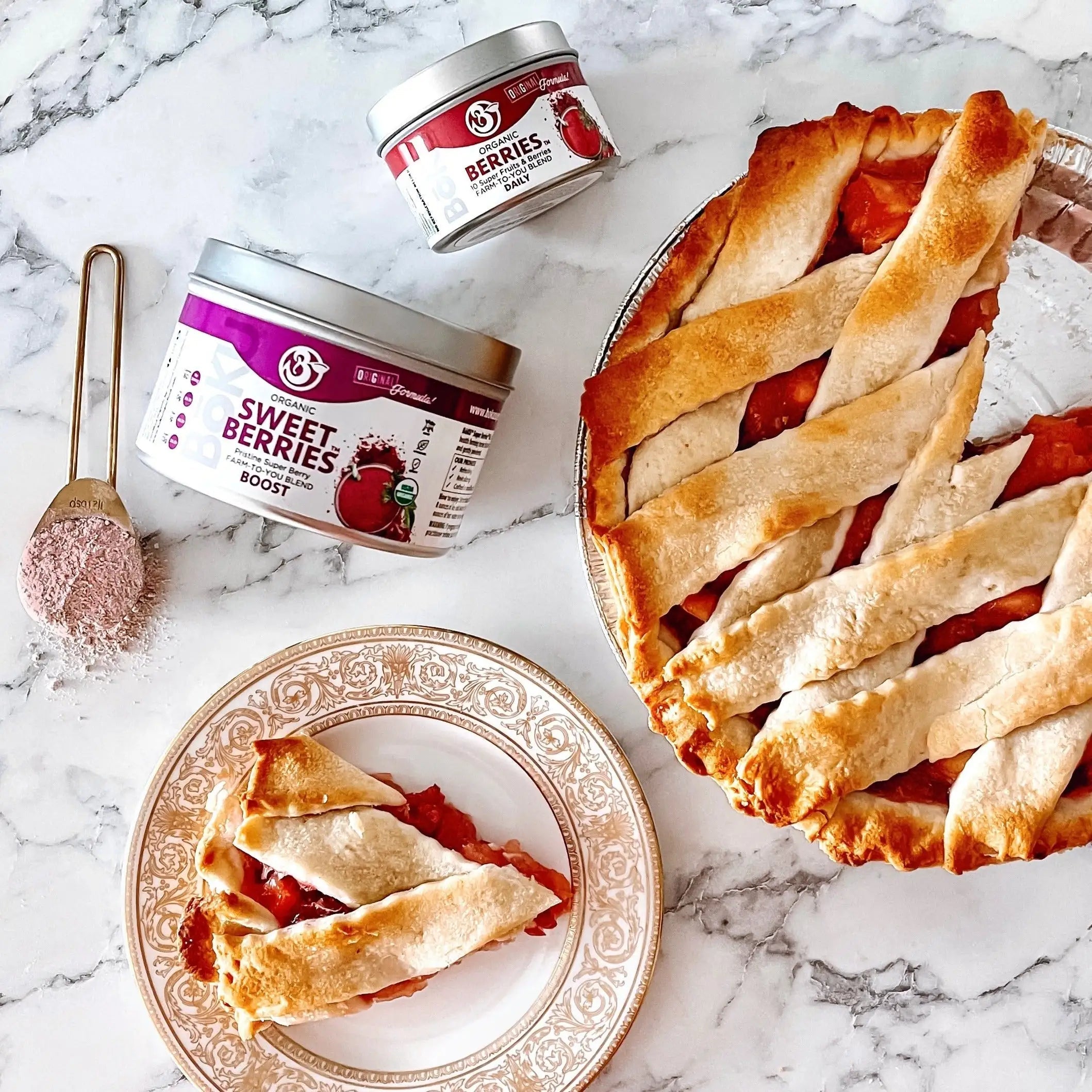 organic antioxidant Super Berries pie